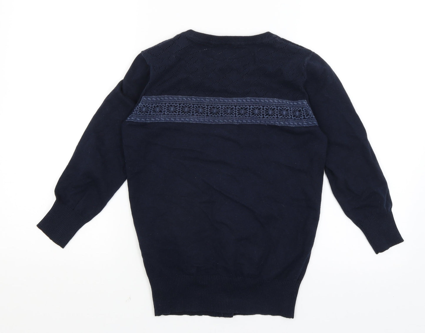 Womens UK Size 8 Yumi Blue Cardigan Jumper