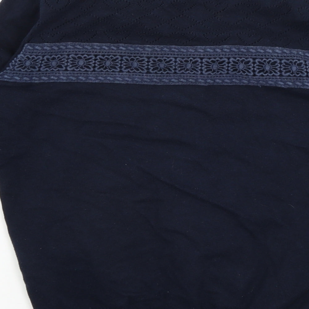 Womens UK Size 8 Yumi Blue Cardigan Jumper