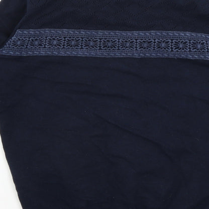 Womens UK Size 8 Yumi Blue Cardigan Jumper