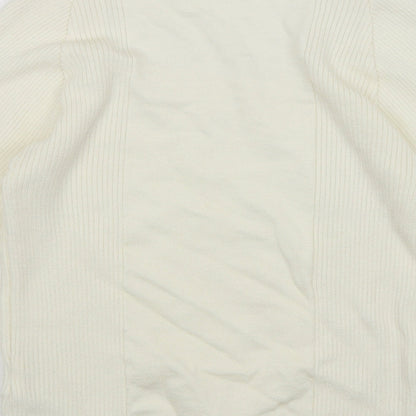 Womens UK Size XL Topshop White Pullover Jumper