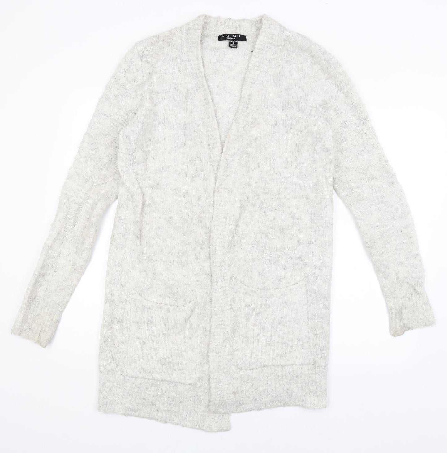 Womens UK Size S Amisu Ivory Wrap Jumper