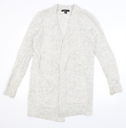 Womens UK Size S Amisu Ivory Wrap Jumper