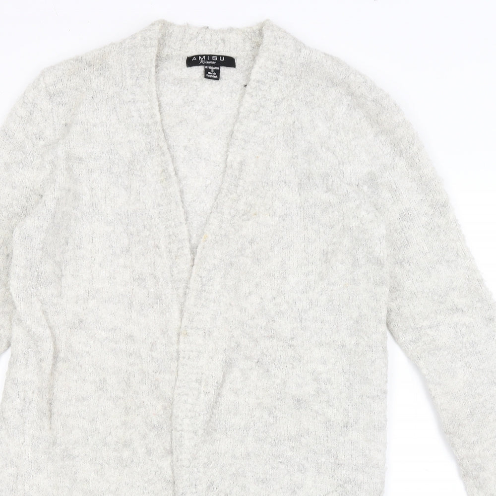 Womens UK Size S Amisu Ivory Wrap Jumper