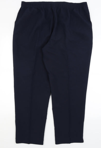 Klass 6  Womens Blue   Trousers  Size 22 L28 in