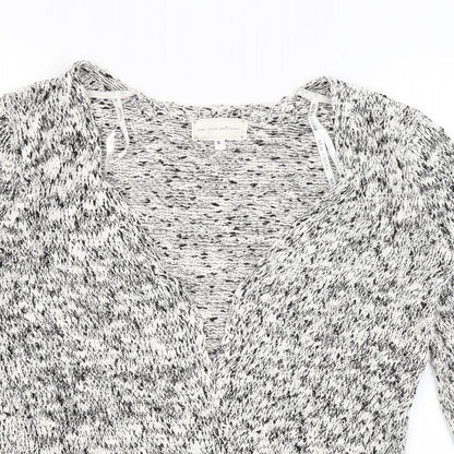 Womens UK Size S New Look White Wrap Jumper