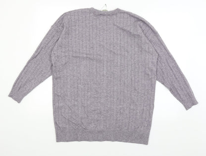 Womens UK Size 8 ASOS Purple Pullover Jumper