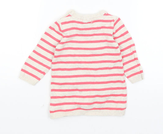 Early Days Baby Ivory Striped  Pullover Jumper Size 6-9 Months