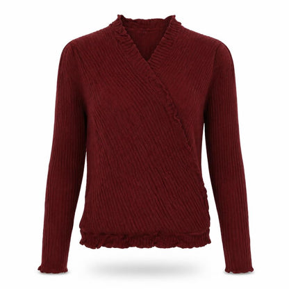 Womens UK Size 10 Pep & Co Red Pullover Jumper