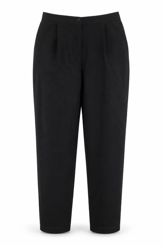 Womens UK Size 10 ASOS Regular Fit Dress Pants Black Trousers
