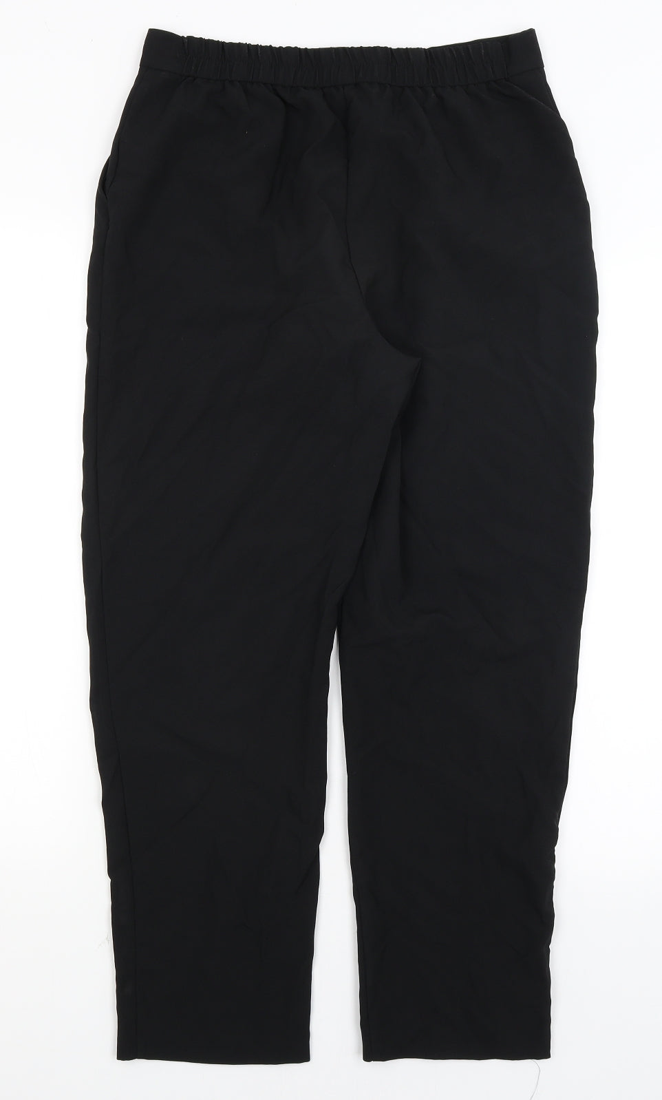 Womens UK Size 10 ASOS Regular Fit Dress Pants Black Trousers