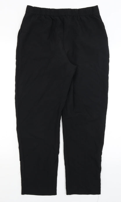 Womens UK Size 10 ASOS Regular Fit Dress Pants Black Trousers