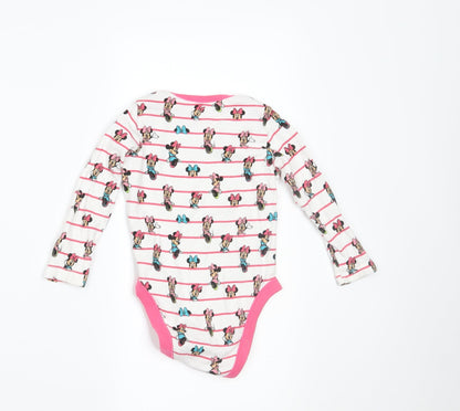 Disney Baby Girls  Geometric  Basic T-Shirt Size 9-12 Months  - MINNIE MOUSE BODYSUIT