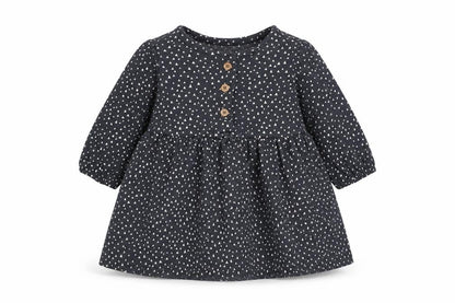 NEXT Girls Grey Geometric  A-Line  Size 0-3 Months