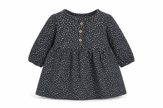 NEXT Girls Grey Geometric  A-Line  Size 0-3 Months