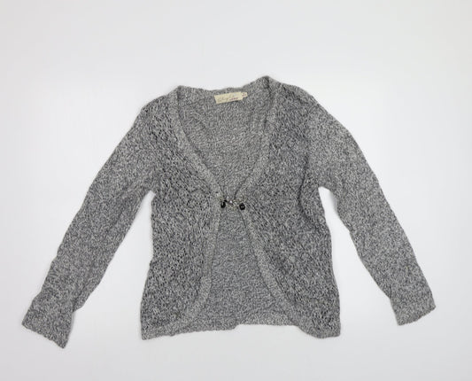 EWM Womens Grey   Cardigan Jumper Size S