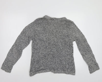 EWM Womens Grey   Cardigan Jumper Size S