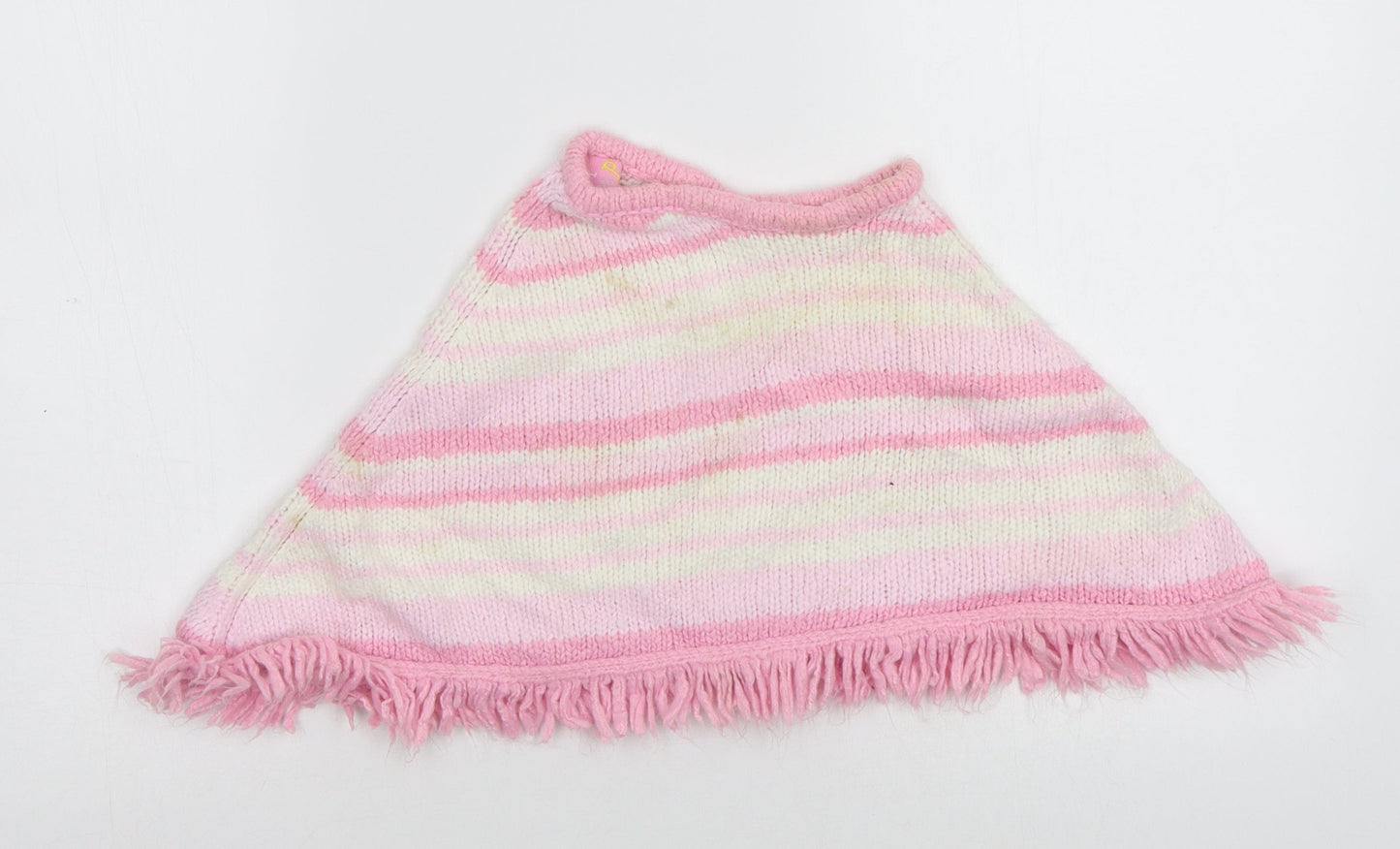 Zip Zap Baby Pink Striped  Cape Jumper Size 6-9 Months