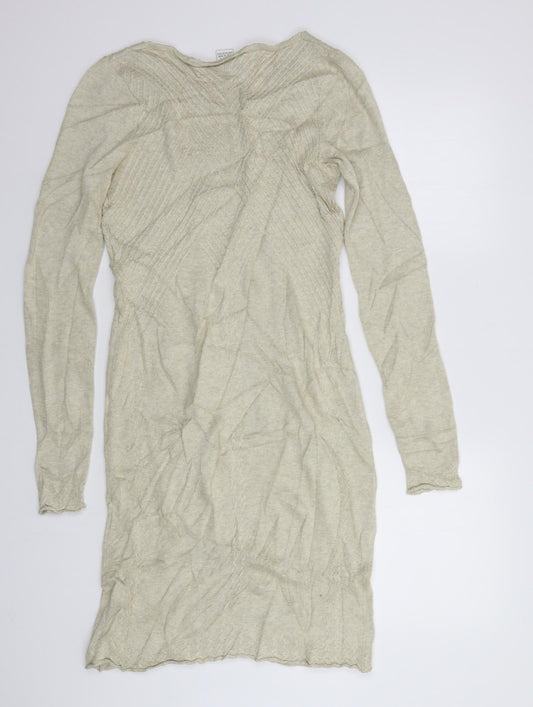 Max Studio Womens Beige   Jumper Dress  Size S