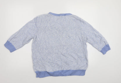 M&Co Womens Blue   Pullover Jumper Size 12