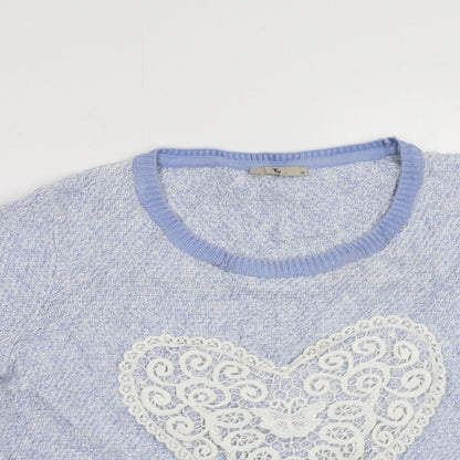 M&Co Womens Blue   Pullover Jumper Size 12