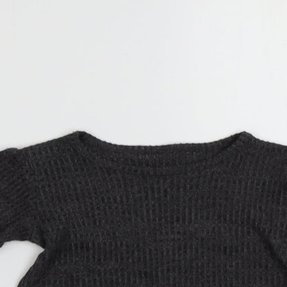 M&s Baby Grey   Pullover Jumper Size 6-9 Months