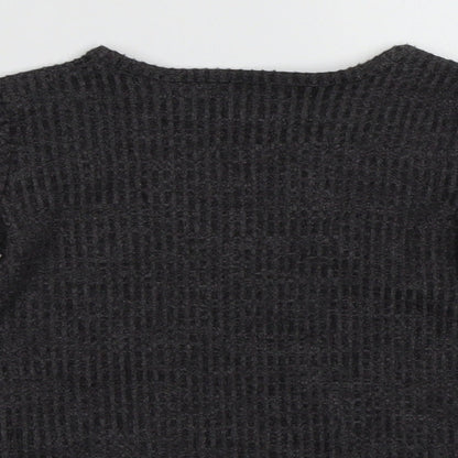 M&s Baby Grey   Pullover Jumper Size 6-9 Months