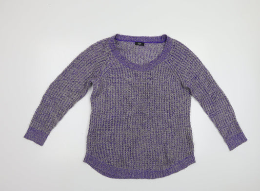 F&F Womens Purple   Pullover Jumper Size 12