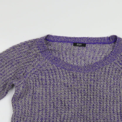 F&F Womens Purple   Pullover Jumper Size 12