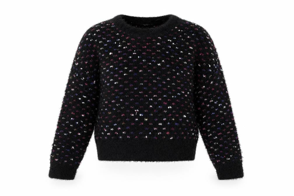 Womens UK Size XS Only Black Pullover Jumper