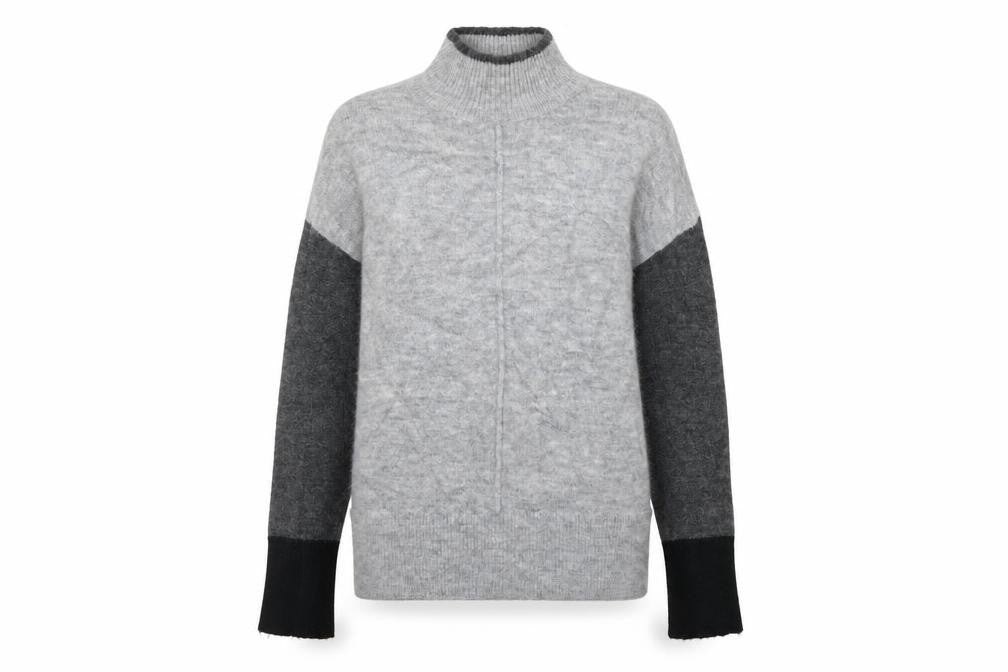 Womens UK Size S M&S Grey Pullover Jumper