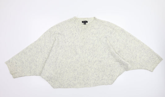 Womens UK Size M New Look Beige Pullover Jumper