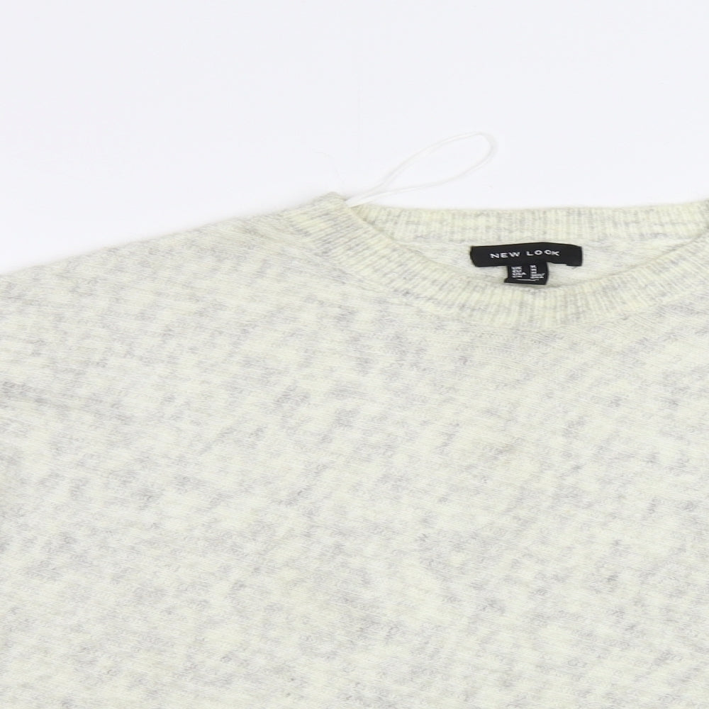 Womens UK Size M New Look Beige Pullover Jumper