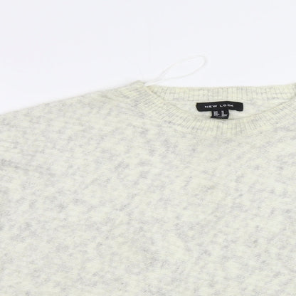 Womens UK Size M New Look Beige Pullover Jumper