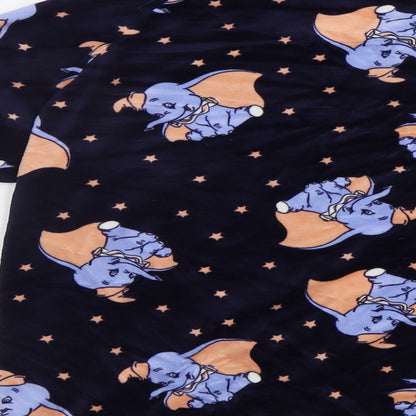 Primark Womens Blue Geometric  Top Pyjama Top Size S  - Dumbo
