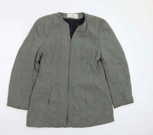 Womens UK Size 14 Essentials Grey Jacket