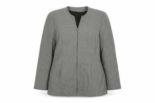 Womens UK Size 14 Essentials Grey Jacket