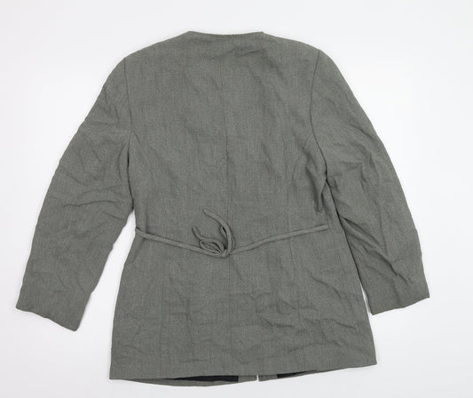Womens UK Size 14 Essentials Grey Jacket