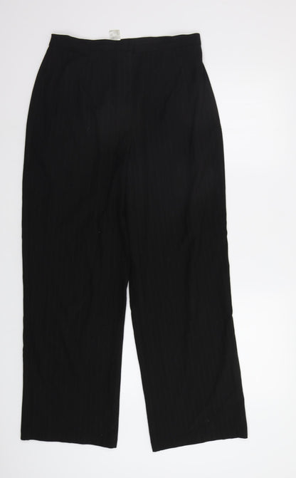 Womens UK Size 12 Klass Regular Fit  Black Trousers