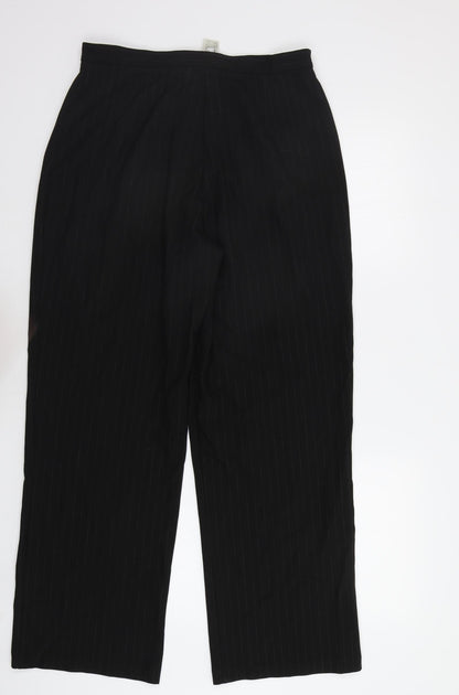 Womens UK Size 12 Klass Regular Fit  Black Trousers