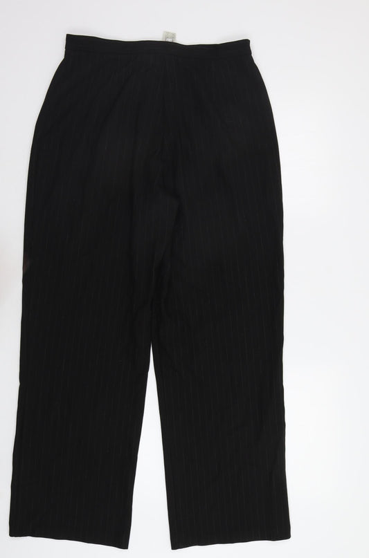 Womens UK Size 12 Klass Regular Fit  Black Trousers