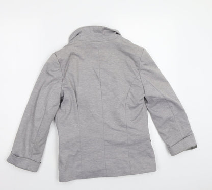 Womens UK Size 12 Miss Selfridge Grey Jacket Blazer