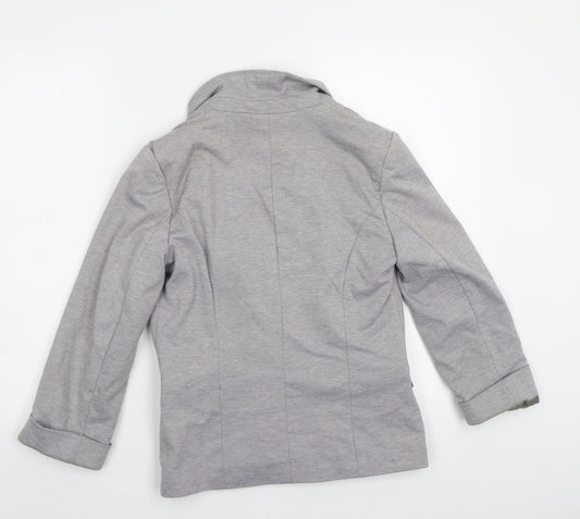 Womens UK Size 12 Miss Selfridge Grey Jacket Blazer