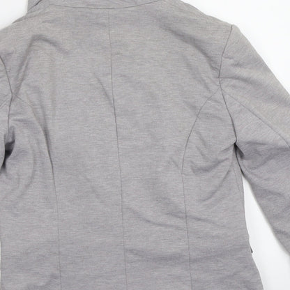 Womens UK Size 12 Miss Selfridge Grey Jacket Blazer