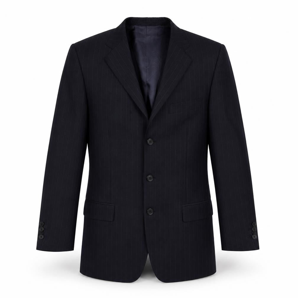 Mens UK Size 40 Preworn Regular Blue Suit Jacket