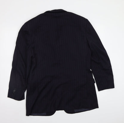 Mens UK Size 40 Preworn Regular Blue Suit Jacket