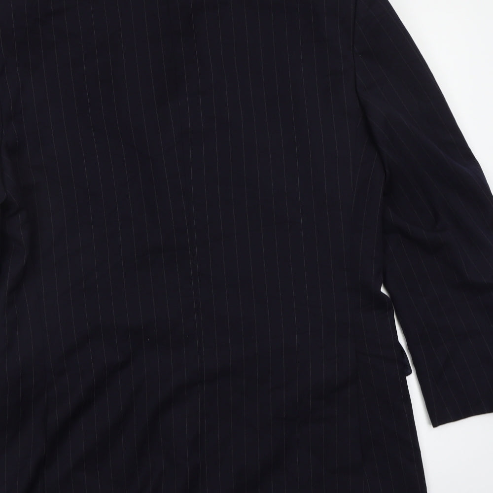 Mens UK Size 40 Preworn Regular Blue Suit Jacket