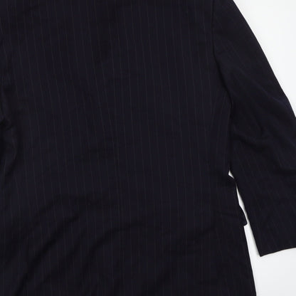 Mens UK Size 40 Preworn Regular Blue Suit Jacket
