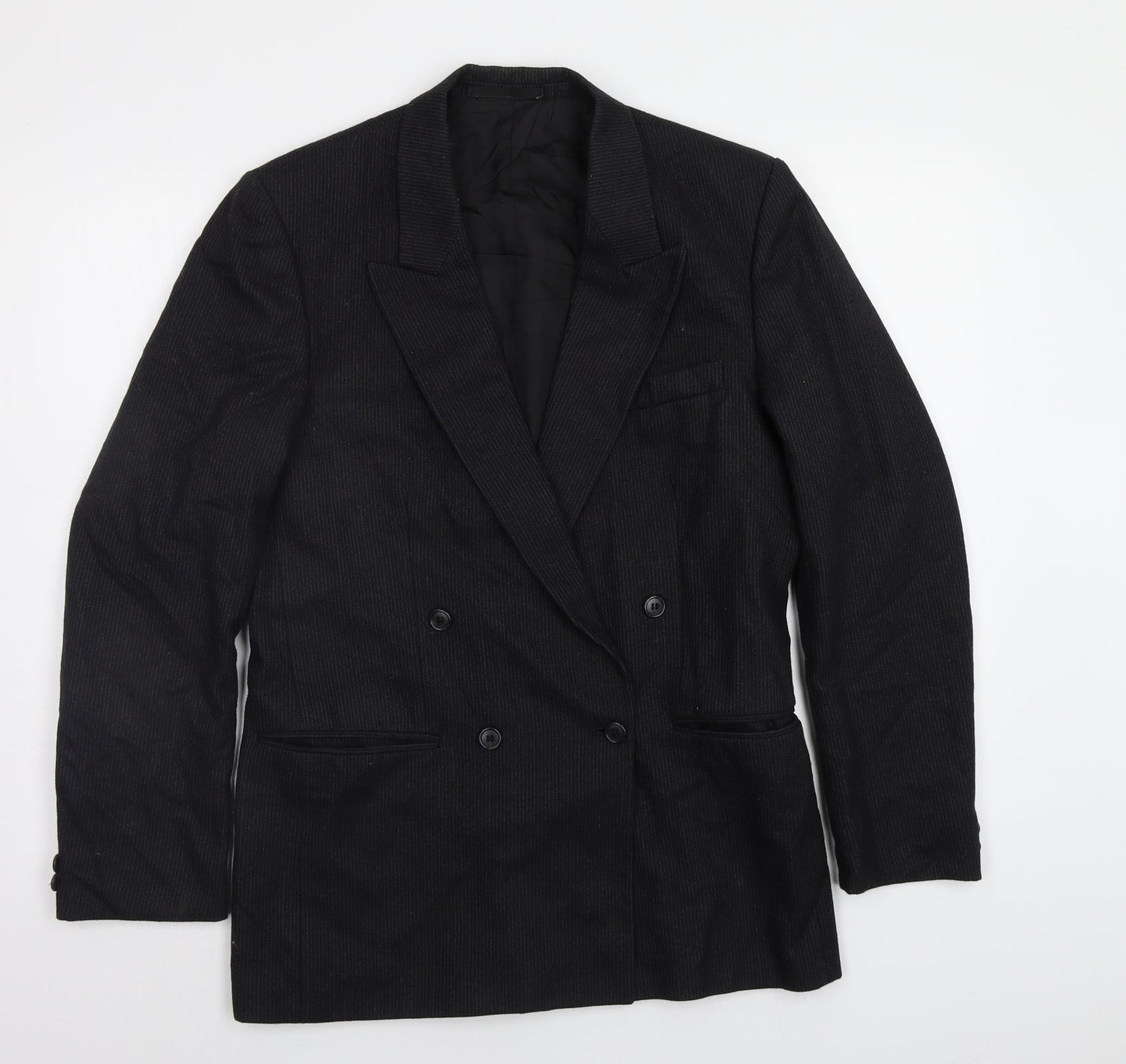 Mens UK Size 38 Burton Regular Black Suit Jacket