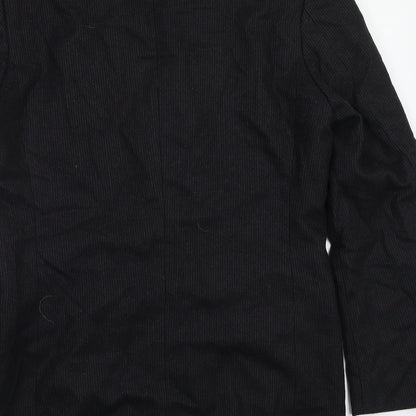 Mens UK Size 38 Burton Regular Black Suit Jacket