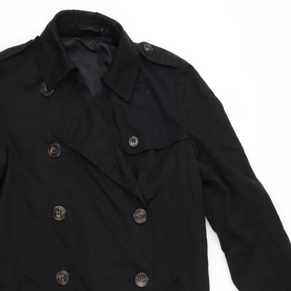 Imea Womens Black   Rain Coat Coat Size 10  - Rain Coat